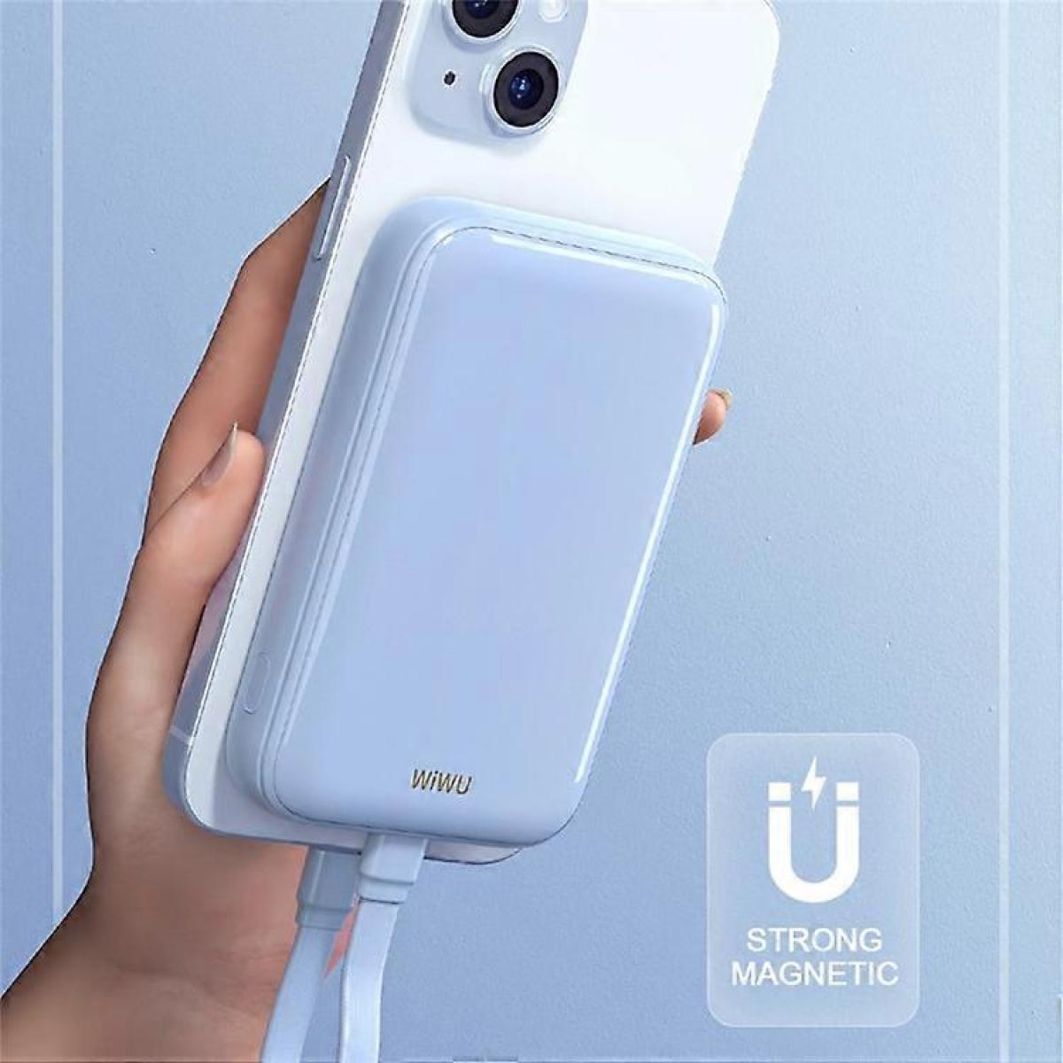 WiWU Wi-P024 Magnetic Power Bank 10000mAh – PD 20W Fast Charging