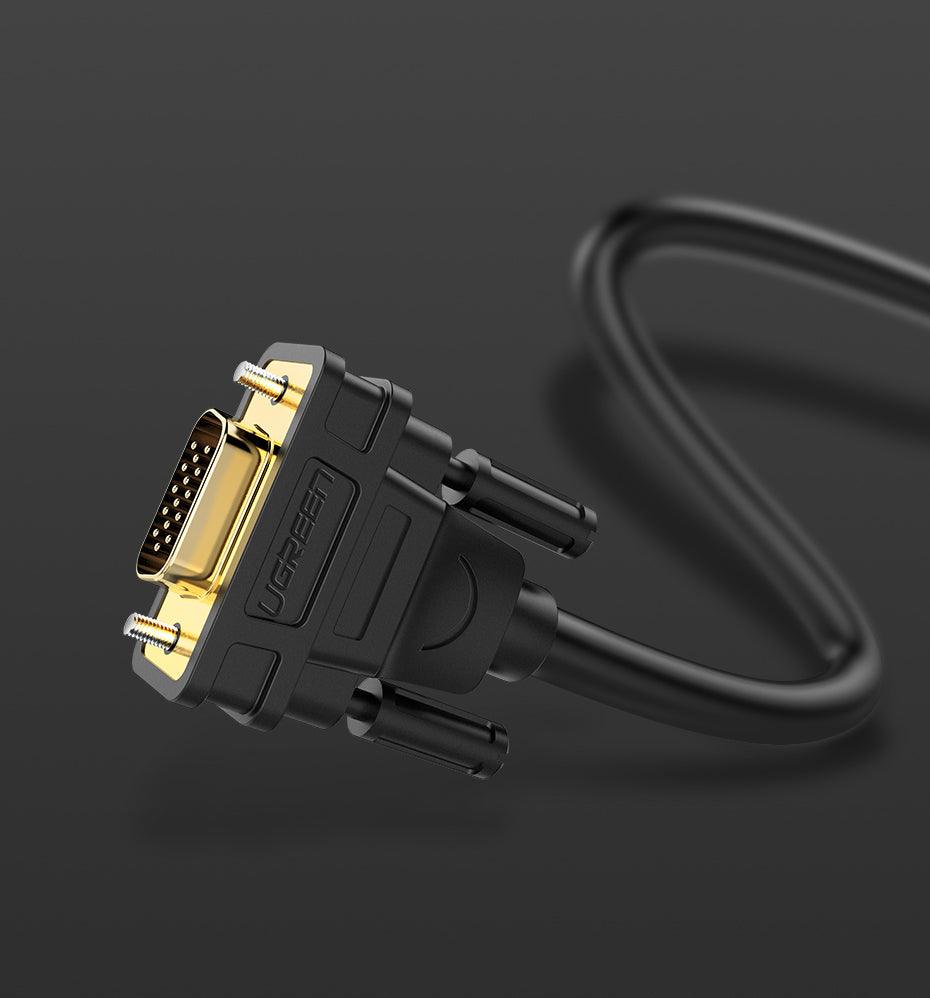 UGREEN DVI (24+5) to VGA Male Cable 2m (Black) – 11677