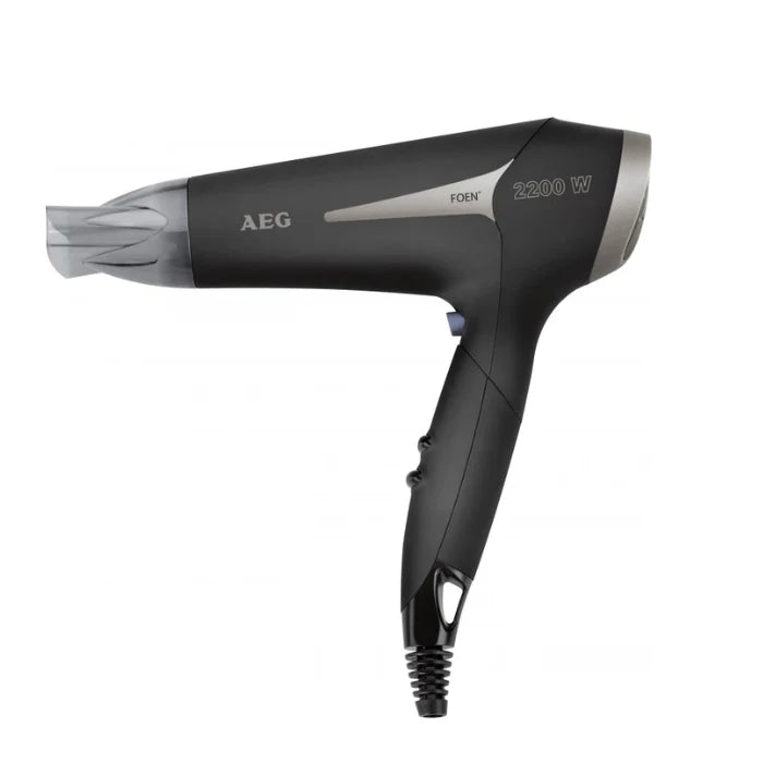 AEG Ionic Hair Dryer HT 5684 – 1800–2200W, 3 Heat Settings, 360° Nozzle & Folding Handle | Cool Shot