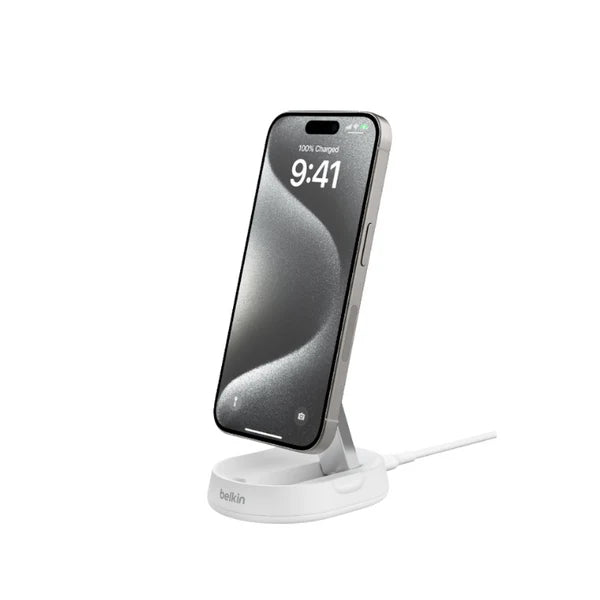 Belkin Convertible Magnetic Wireless Charging Stand with Qi2 15W WIA008btWH
