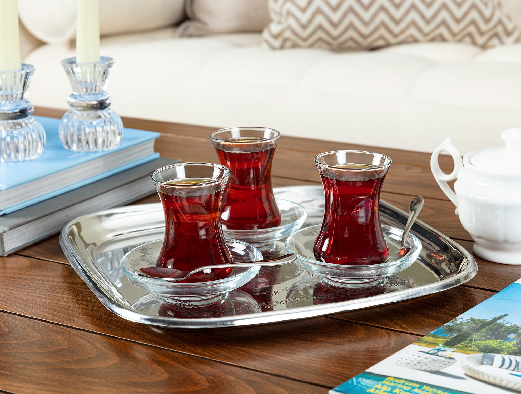 Emprise Tea Glass Set Of 8 Pcs - Madame Coco JO