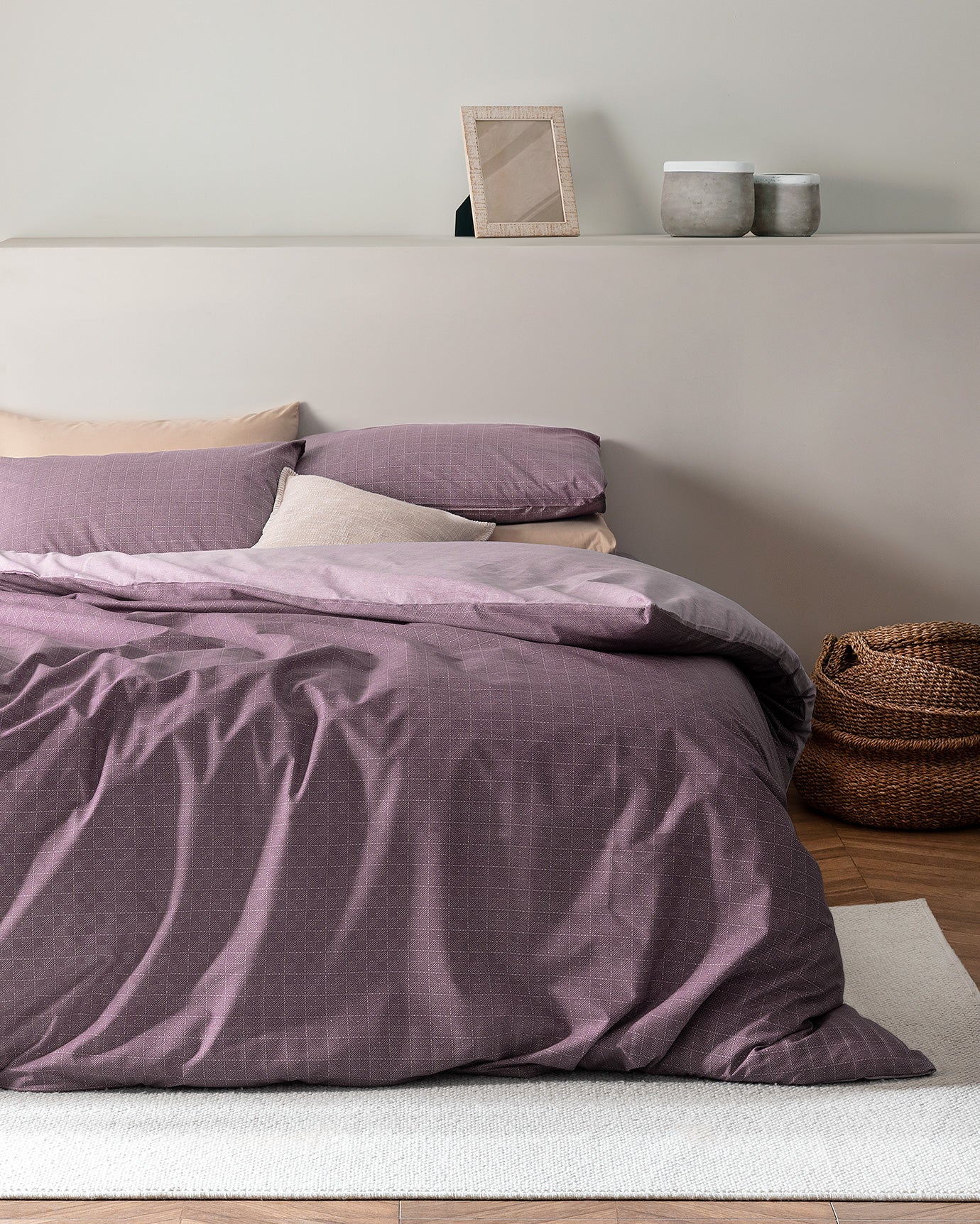Odette  King Size Duvet Cover Set - Ranforce Patterned - Madame Coco JO