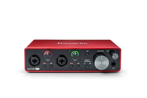 Focusrite Scarlett 2i2 (3rd Gen) - Portable Studio Audio Interface