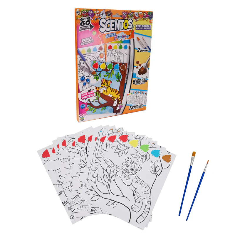 Scentos On The Go Activity Set Water Painting Jungle