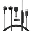 ACEFAST L12 USB-C Semi In-Ear Karaoke Wired Earphones – Built-In Mic | Live Streaming | 4 Audio Modes | Low Latency