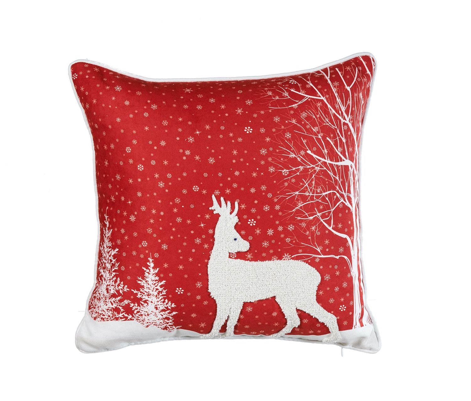 ARMN Azure Embroidered Pillow Cover – Elegant Handmade Design