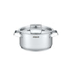 Arshia 20cm Stainless Steel Cooking Pot with Metal Lid