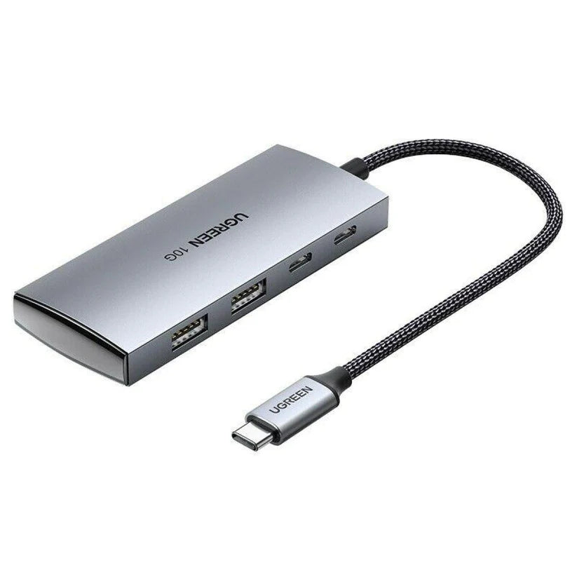 UGREEN USB-C to 2 USB-A 3.2 + 2 USB-C Hub – 10Gbps Speed