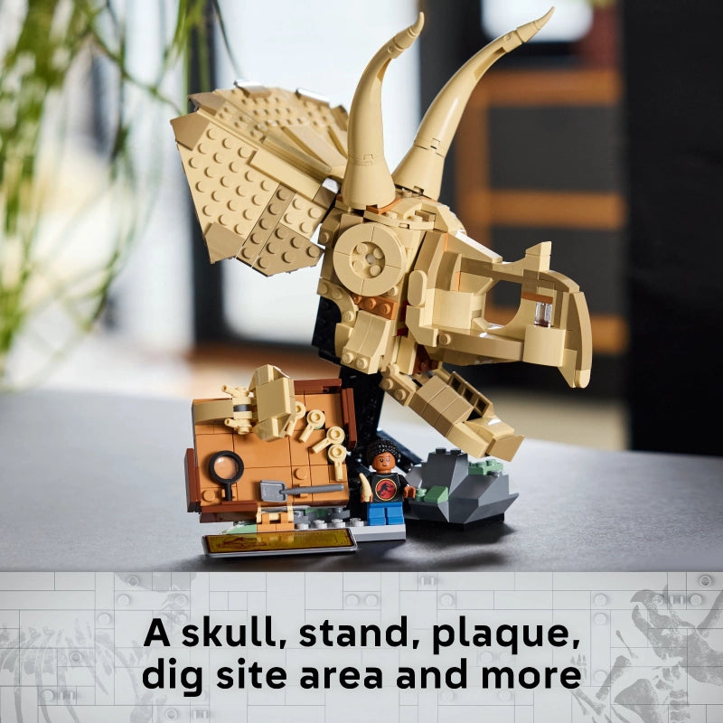 LEGO Jurassic World Dinosaur Fossils: Triceratops Skull – 468 Pieces | Set 76969