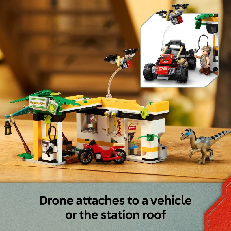 LEGO Jurassic World Raptor & Titanosaur Tracking Mission – 582 Pieces | Set 76973