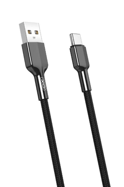 XO NB182 USB-C Cable 2.4A Fast Charging – 1M Black