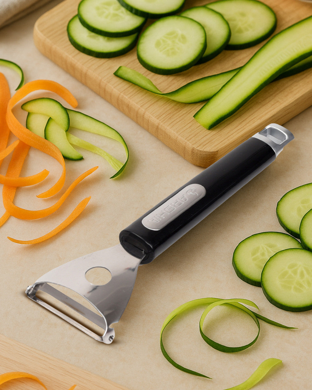 Arshia Y-Shape Vegetable Peeler – Sharp Stainless Steel Blade with Non-Slip Ergonomic Handle