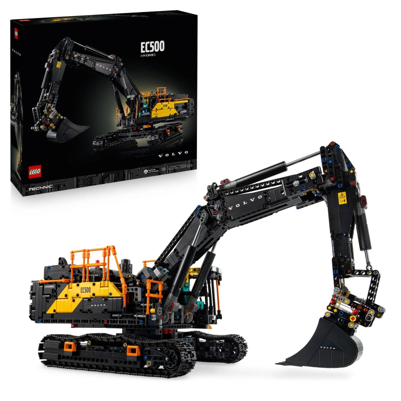 LEGO Technic Volvo EC500 Hybrid Excavator – 2359 Pieces | Set 42215