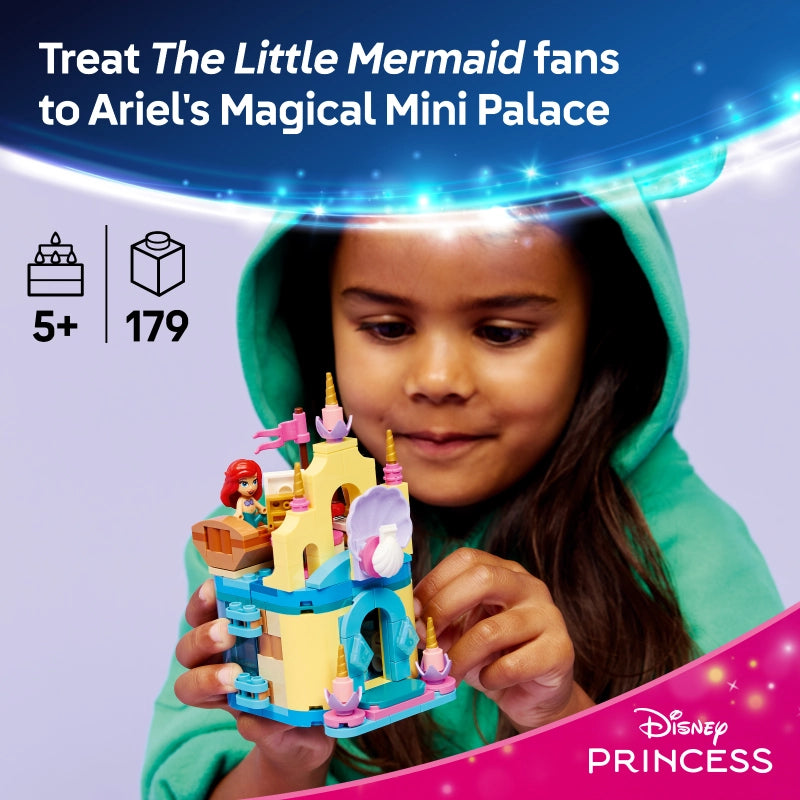 LEGO Disney Ariel's Magical Mini Palace – 179 Pieces | Set 43285