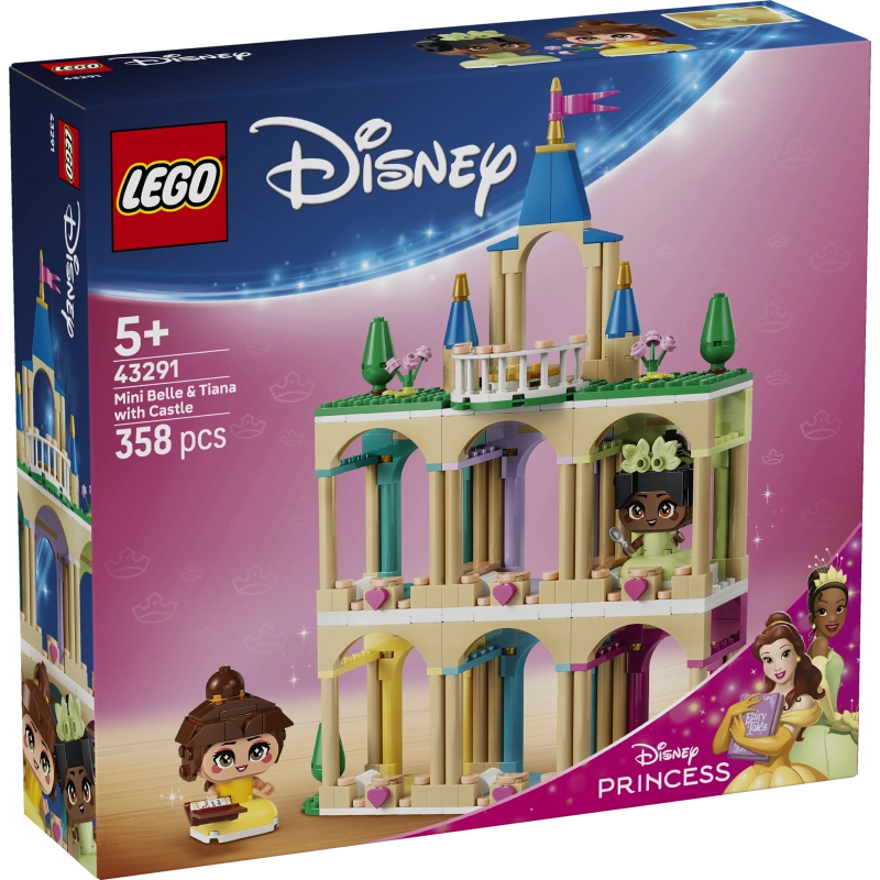 LEGO Disney Mini Belle & Tiana with the Castle – 358 Pieces | Set 43291