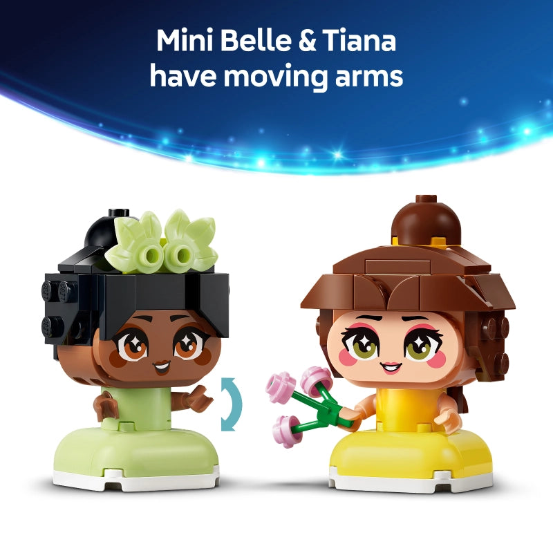 LEGO Disney Mini Belle & Tiana with the Castle – 358 Pieces | Set 43291