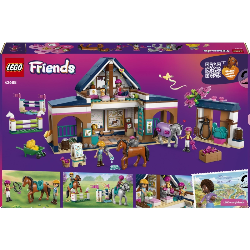 LEGO Friends Horse Stable & Riding Academy – 735 Pieces | Set 42688