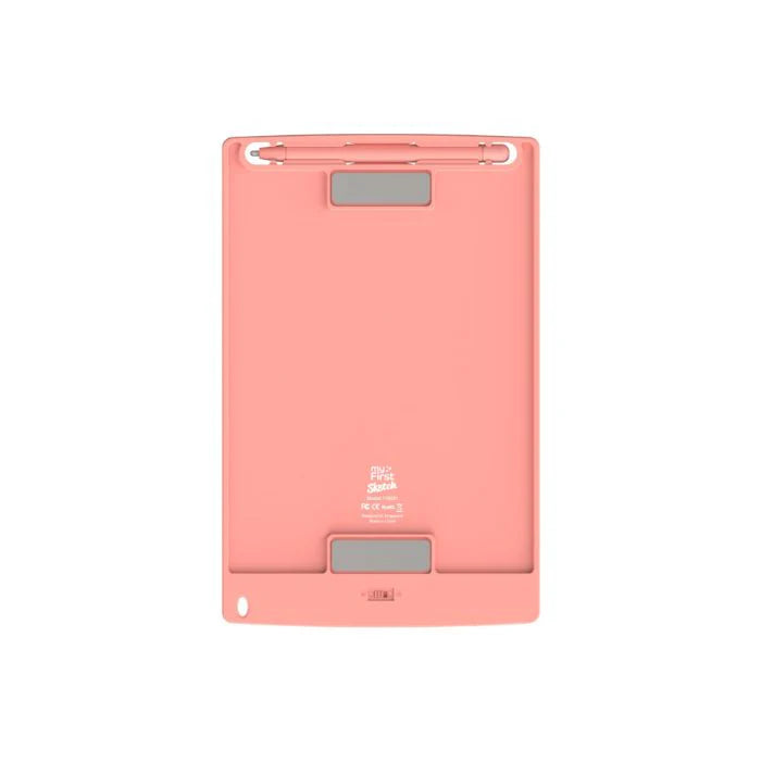 myFirst Sketch 2 – 8.5" LCD Writing Tablet for Kids with Partial Erase & Magnetic Strip | Pink