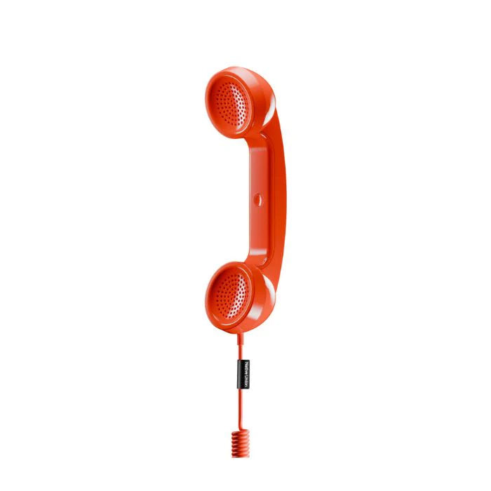Native Union Pop Phone Alarm Retro Handset USB-C – NU-POP-P-ARD | Plug & Talk for Smartphones, Laptops & Tablets