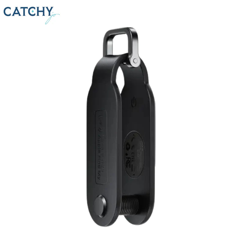 ACEFAST S4 Keychain Tracker – Apple Find My | Anti-Loss Alerts | Anti-Tracking | PU Leather | Share with 5 Devices