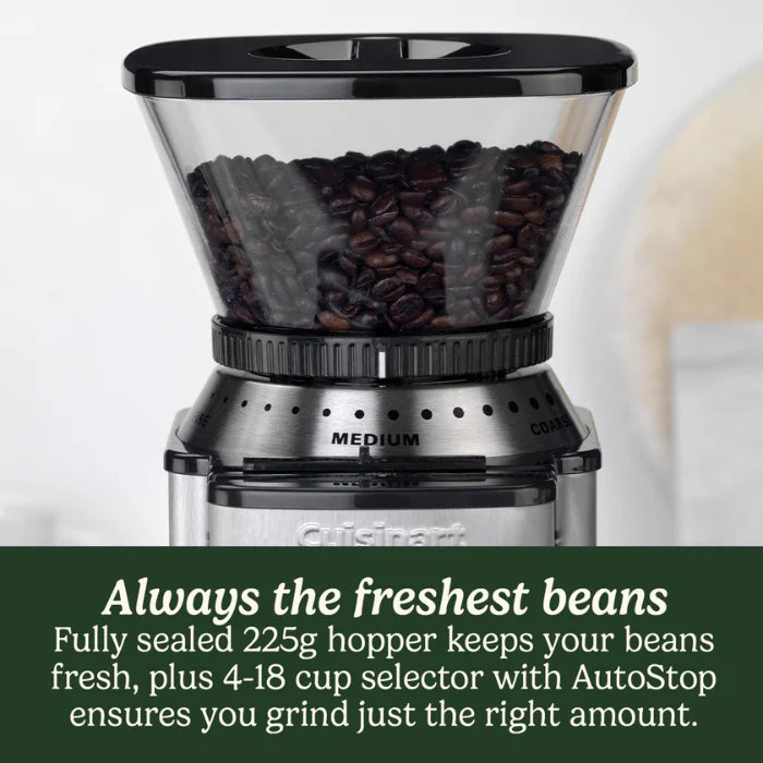 Cuisinart Professional Burr Mill DBM8V2E - 18 Settings Coffee Grinder