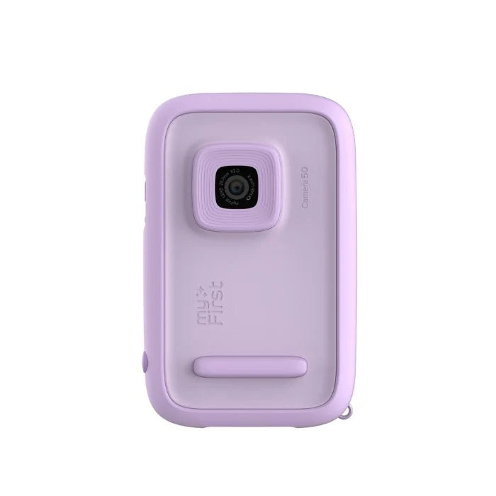 myFirst Camera 50 – AI-Powered Kids Digital Camera with 20MP & Selfie Light | Purple