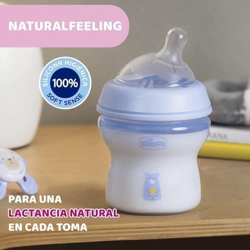 Chicco Natural Feeling Gift Set Baby Boy Anti-Colic - Blue