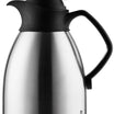 Helios Enduro Push Thermos 1L – Steel & Black, Easy Pour