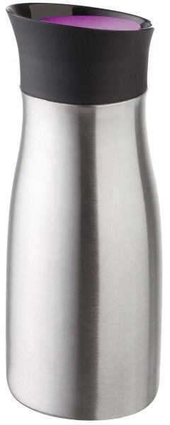 Helios Click N Drink 400ml Bottle – Steel & Purple