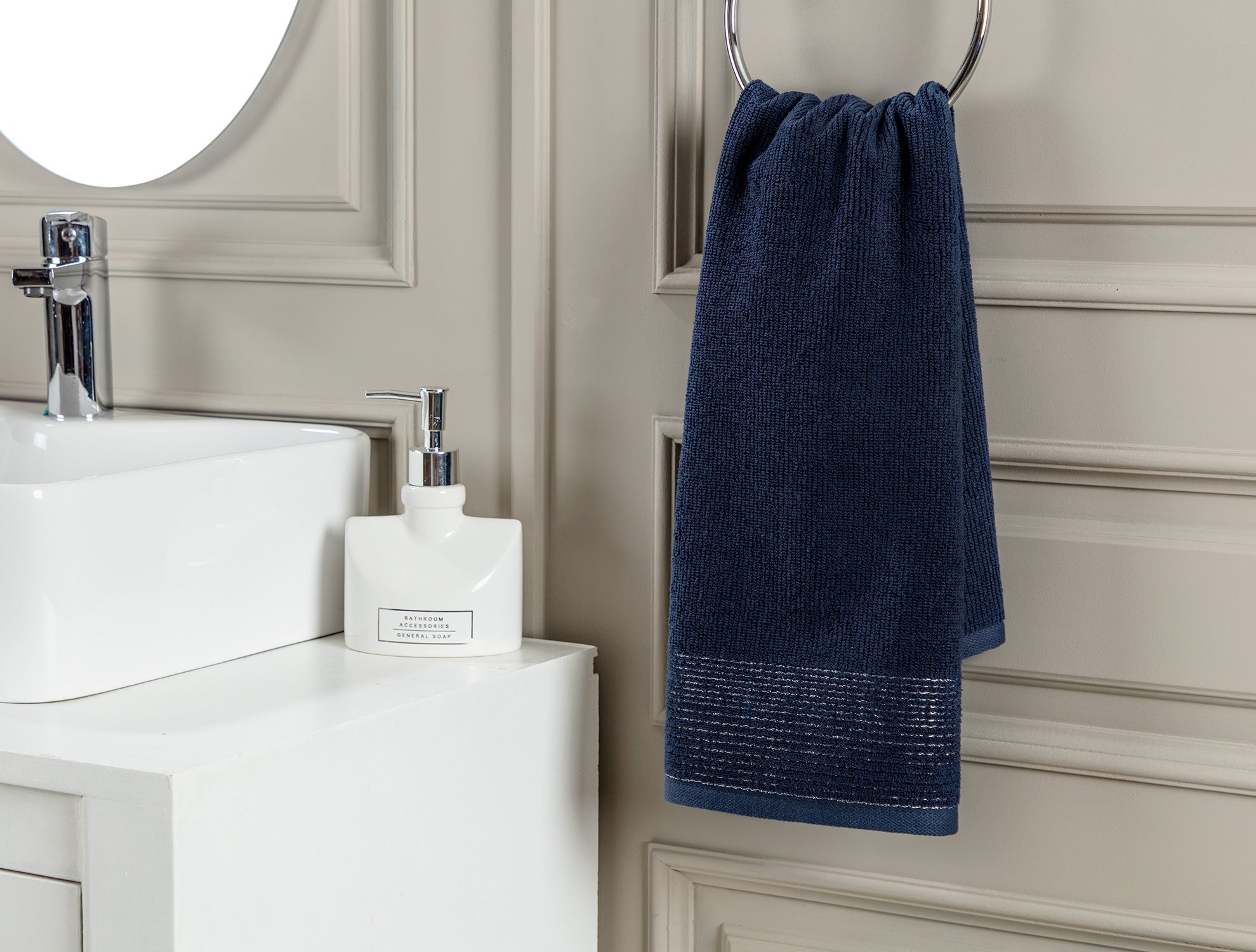 Orient Lurex Face Towel - Madame Coco JO