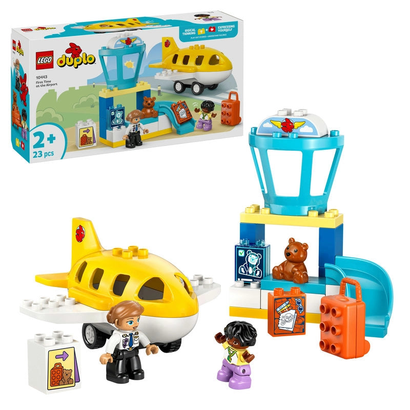 LEGO DUPLO First Time at the Airport – 23 Pieces | Set 10443