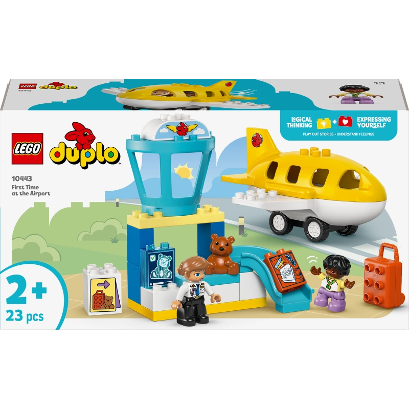 LEGO DUPLO First Time at the Airport – 23 Pieces | Set 10443