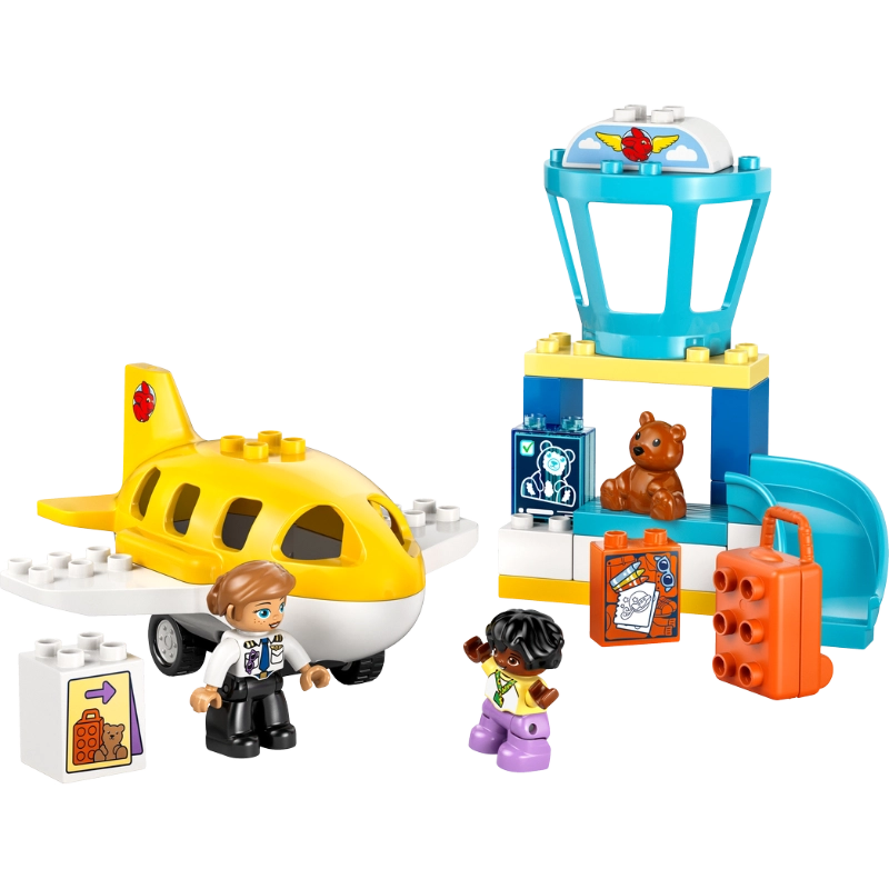LEGO DUPLO First Time at the Airport – 23 Pieces | Set 10443