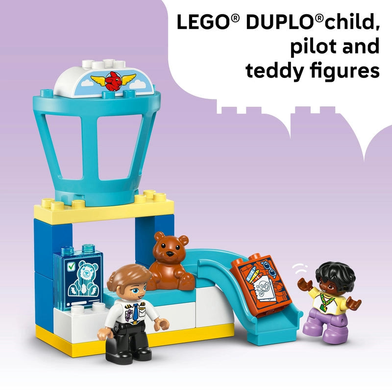 LEGO DUPLO First Time at the Airport – 23 Pieces | Set 10443
