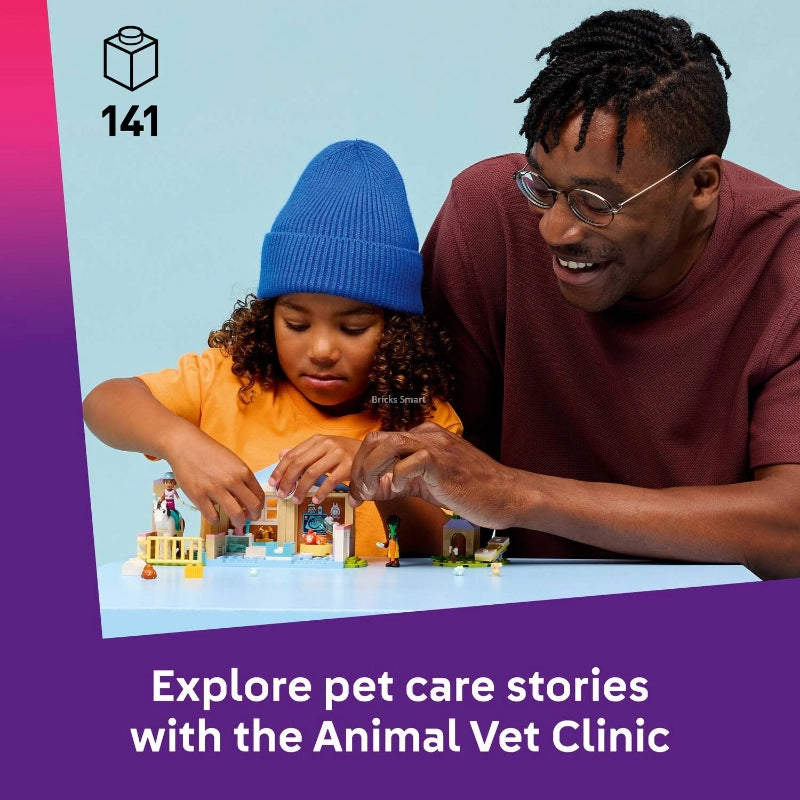 LEGO Friends Animal Vet Clinic – 141 Pieces | Set 42696