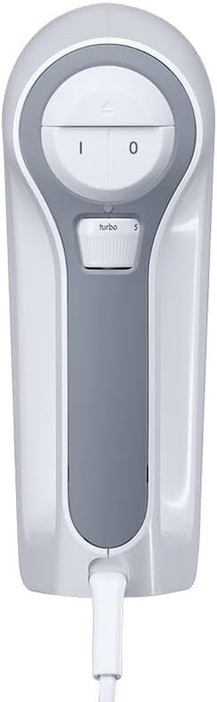 Braun MultiMix 3 Hand Mixer 500W 5 Speeds & Turbo with Whisks & Dough Hooks – White (HM3137WH)