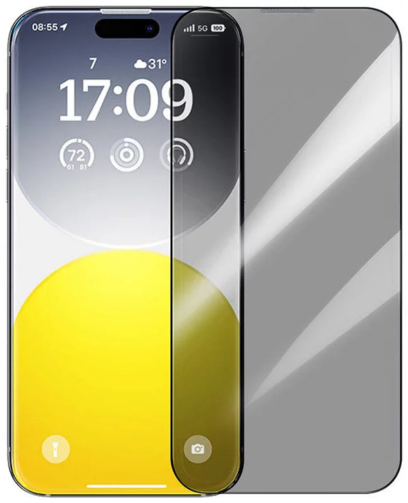 Baseus Diamond Series Privacy Tempered Glass for iPhone 15 Pro Max