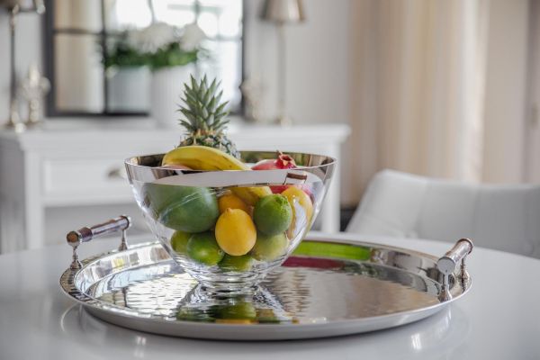 Edzard Holly 30cm Crystal Glass Bowl - Elegant & Luxury