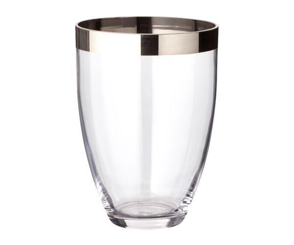 Edzard Charlotte 25cm Crystal Glass Vase - Elegant & Luxury