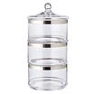 Edzard Vigo 3-Tier Crystal Glass Stand 40cm - Elegant & Luxury