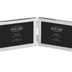 Edzard Salerno Double Silver-Plated Photo Frame 10×15cm