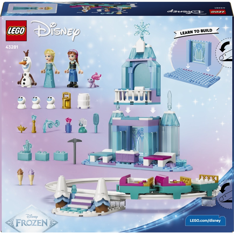 LEGO Disney Elsa's Ice Castle & Snow Ride Adventure – 216 Pieces | Set 43281