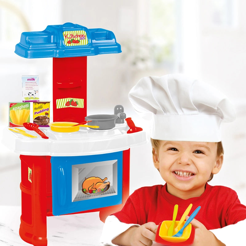 Dolu Chef’s Kitchen Set – 19-Piece Kids Play Kitchen