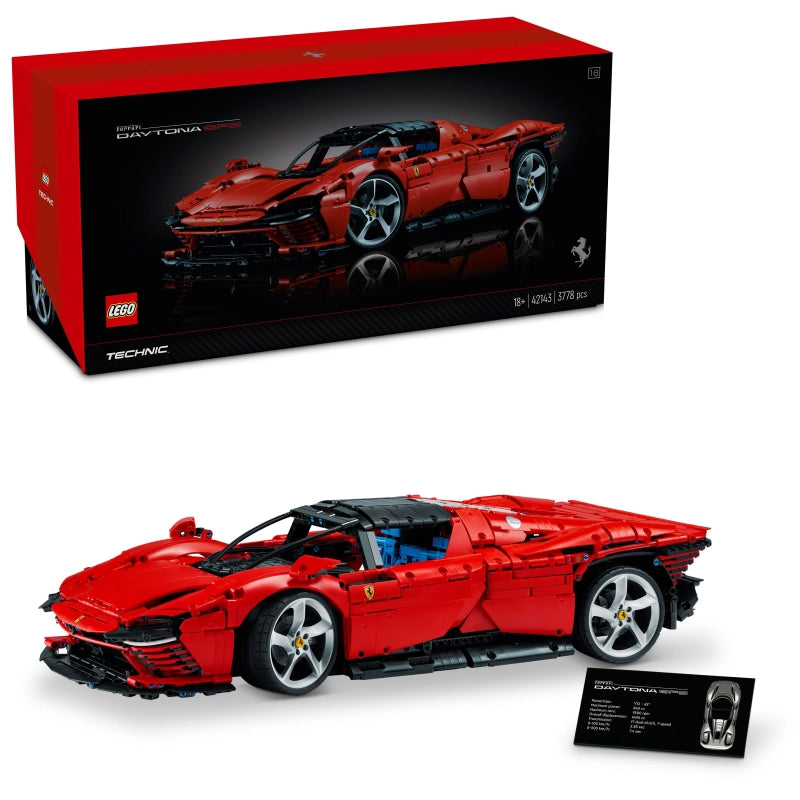 LEGO Technic Ferrari Daytona SP3 – 3778 Pieces | Set 42143