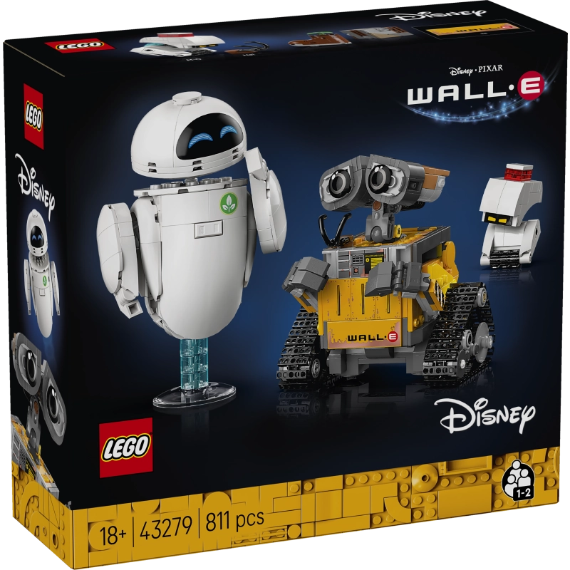 LEGO Disney WALL-E & EVE – 811 Pieces | Set 43279