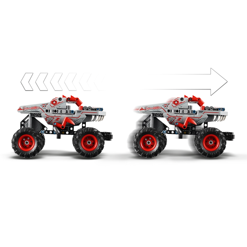 LEGO Technic Monster Jam Thunder Raurus Pull-Back – 232 Pieces | Set 42200
