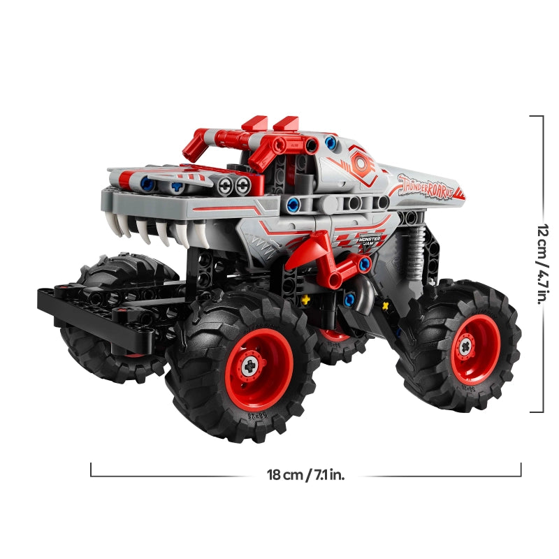LEGO Technic Monster Jam Thunder Raurus Pull-Back – 232 Pieces | Set 42200
