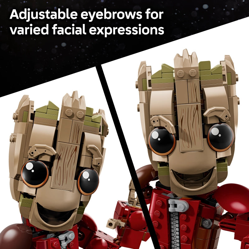 LEGO Marvel Ravager Jumpsuit Groot – 604 Pieces | Set 76341