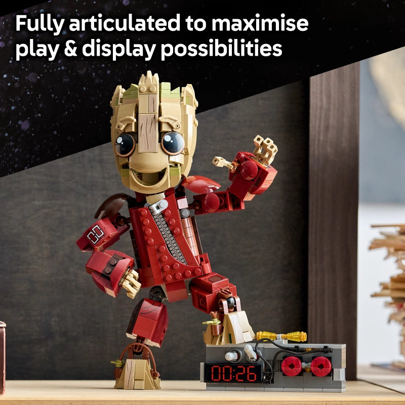 LEGO Marvel Ravager Jumpsuit Groot – 604 Pieces | Set 76341