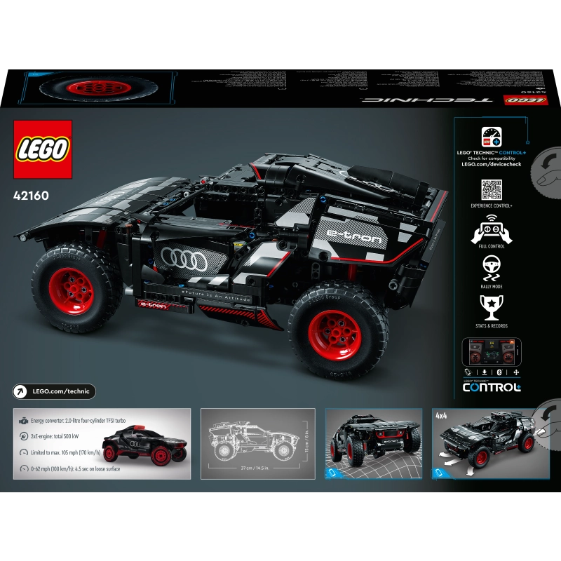 LEGO Technic Audi RS Q e-tron – 914 Pieces | Set 42160